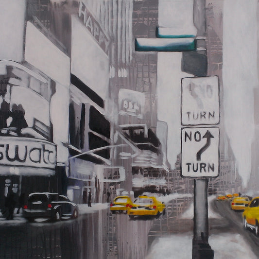 Tørklæde "No Turn" - NEW YORK