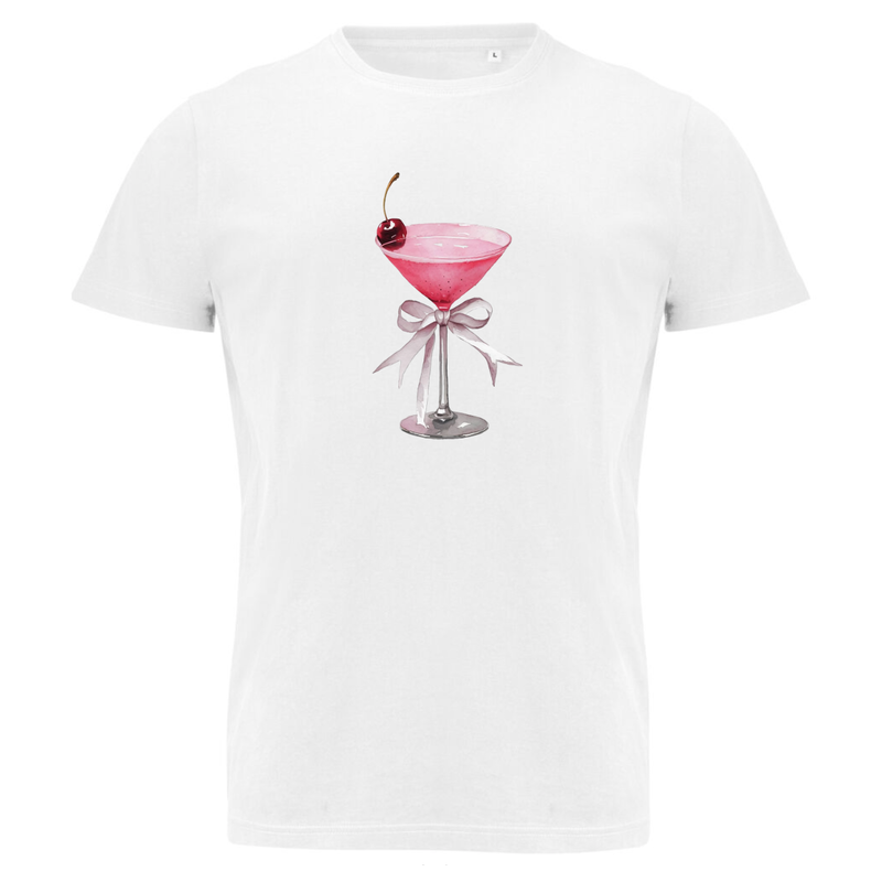 113 Pink Cherry Cocktail Baby Tee