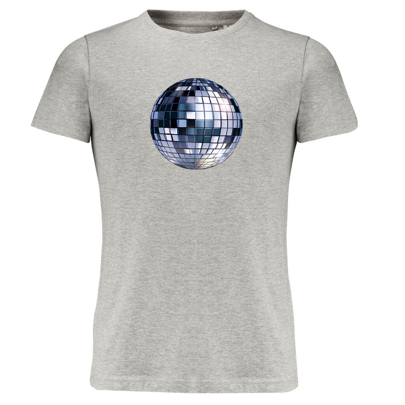 117 Disco silver Baby Tee