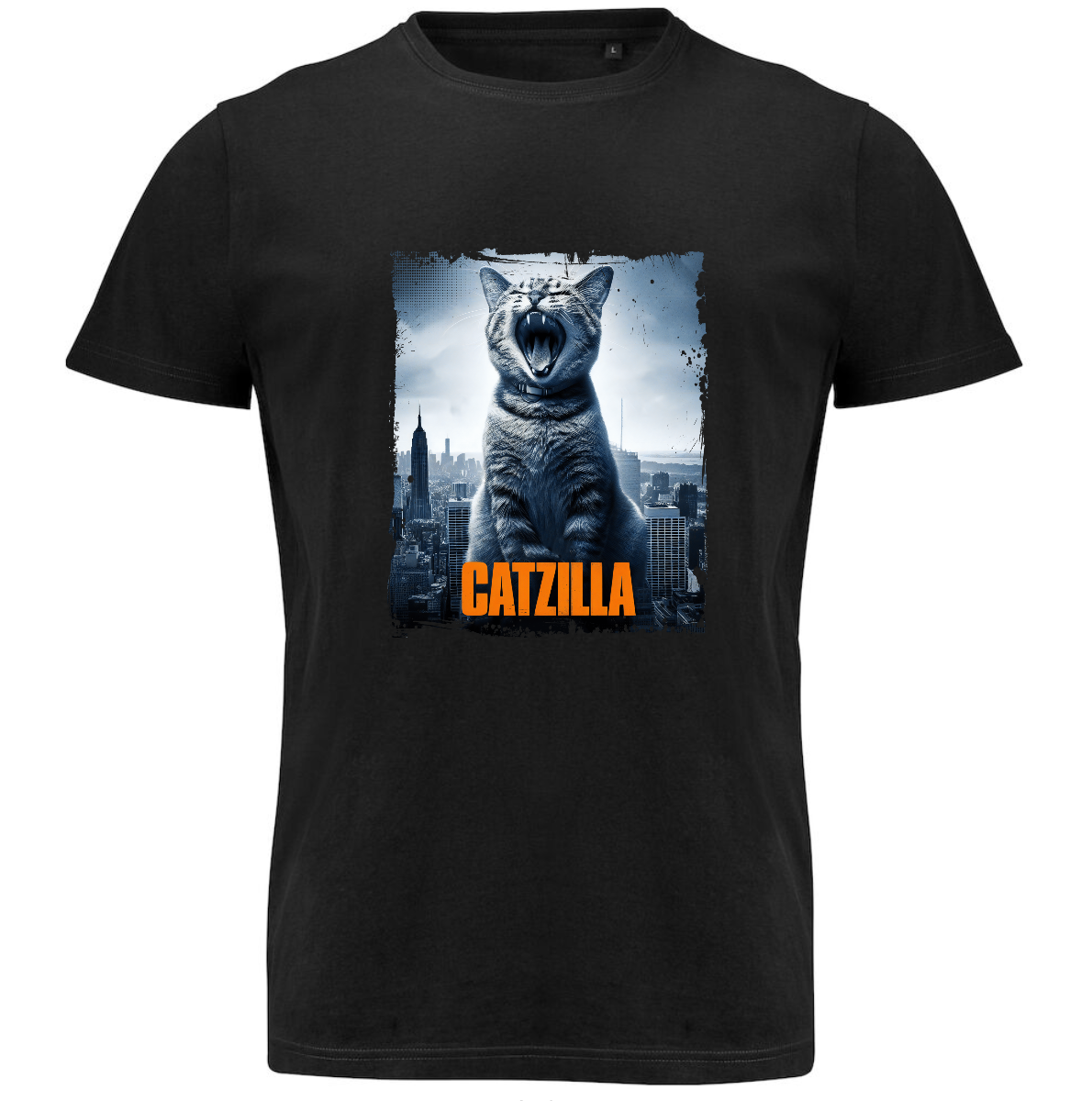 Catzilla t-shirt design